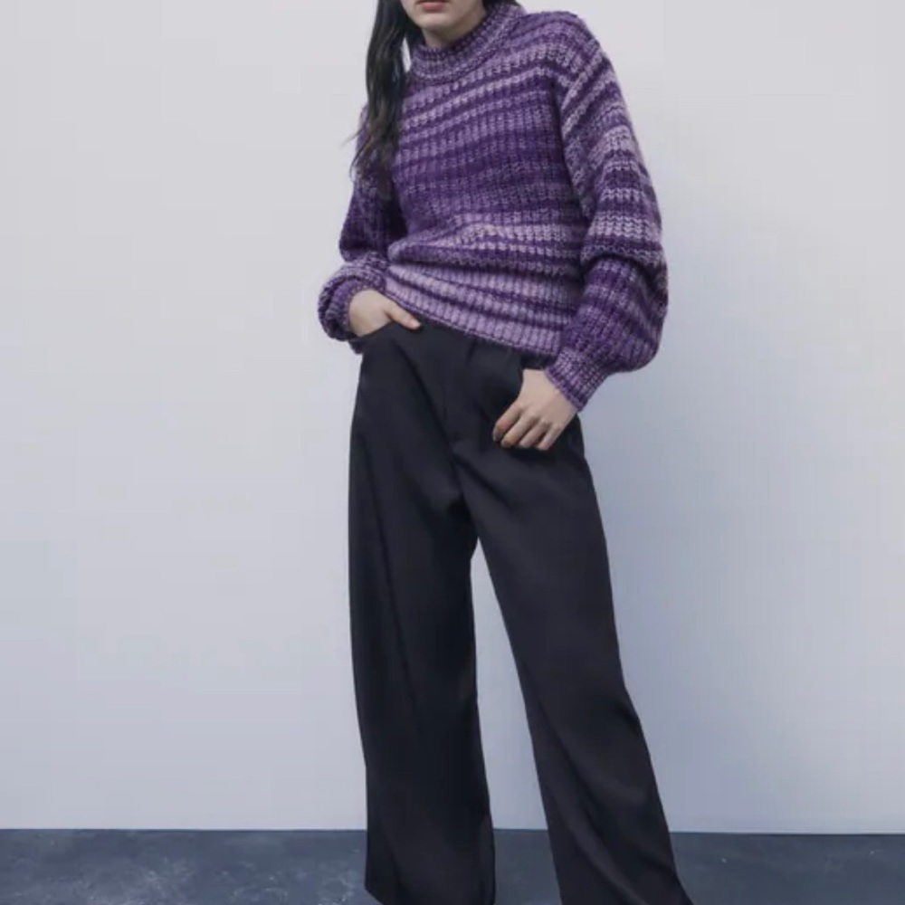 Zara Purple Degrade Sweater